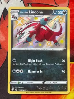 Galarian Linoone SV079/SV122 Shiny Holo Rare -Pokemon Shining Fates: Shiny Vault - Image 1