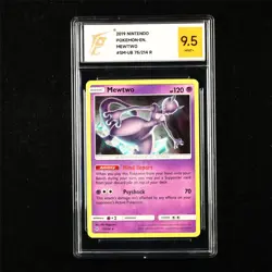 TQG 9.5 MINT+ 2019 Pokemon ENG Mewtwo 75/214 R - Image 1