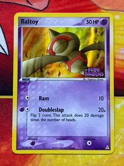 Baltoy Reverse Holo Stamped 59/110 Common - Pokemon EX Holon Phantoms - Image 1