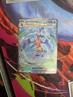 Pokemon TCG Garchomp EX #245/182 Sv04: Paradox Rift NM - Image 1
