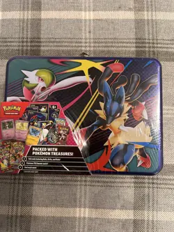 Pokemon TCG - Collector Tin Chest Mega, Sealed & New FREE POSTAGE - Image 1