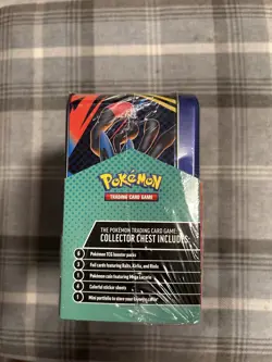 Pokemon TCG - Collector Tin Chest Mega, Sealed & New FREE POSTAGE - Image 2