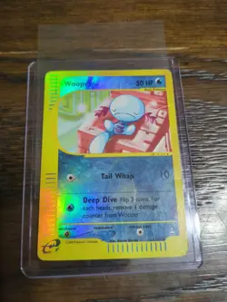 Pokemon TCG Wooper #66/147 Reverse Holo Foil Aquapolis MP - Image 1
