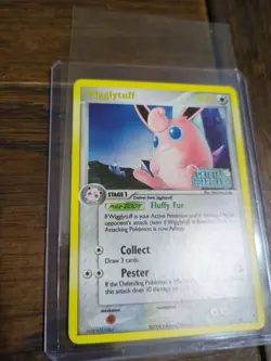 2006 Pokemon Crystal Guardians Stamped Holo 13/100 Wigglytuff - Image 2
