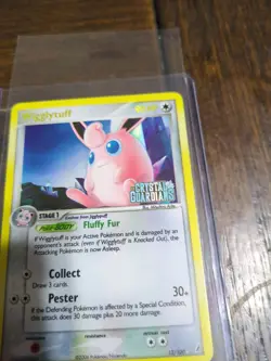 2006 Pokemon Crystal Guardians Stamped Holo 13/100 Wigglytuff - Image 3