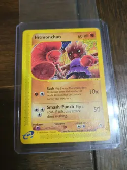 Hitmonchan 81/147 Non Holo Pokemon Aquapolis Common - Image 1