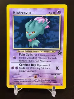 Pokemon Misdreavus Black Star Promo 39 NM - Image 1