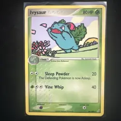 Ivysaur 2006 Pokemon Ivysaur 34/100 EX Crystal Guardians NM - Image 1