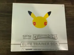 Pokemon Celebrations 2021 25th Anniversary Elite Trainer Box ETB Factory Sealed - Image 1