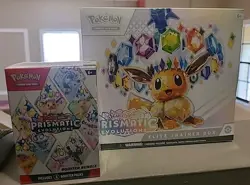 POKEMON TCG SCARLET & VIOLET PRISMATIC EVOLUTIONS ETB & BOOSTER BUNDLE LOT🔥🔥 - Image 1