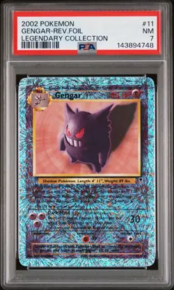 Pokemon Gengar Legendary Coll. Reverse Holo Rare #11 PSA 7 - Image 1