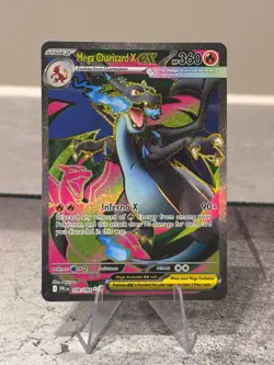Pokemon TCG: Mega Charizard X EX 109/094 Full Art Ultra Rare Phantasmal Flames - Image 1