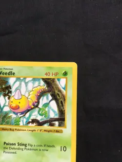 Pokemon Cards: Base Set 1st Edition Common: Weedle 69/102 - Image 3