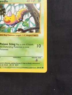 Pokemon Cards: Base Set 1st Edition Common: Weedle 69/102 - Image 4