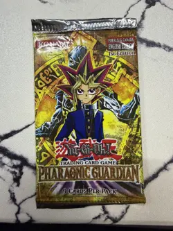 Yugioh 1st Edition Pharaonic Guardian English Booster Pack New Sealed 53334305082 - Image 1