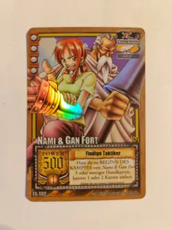 One Piece - Nami & Gan Fort ES-T02 Holo TCG 1999 Karte Deutsch - Image 1
