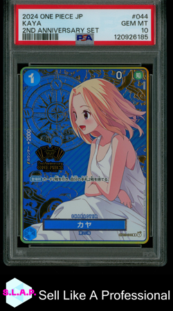 KAYA ONE PIECE OP03-044 2024 2ND ANNIVERSARY SET JP - JAPANESE PSA 10 - Image 1