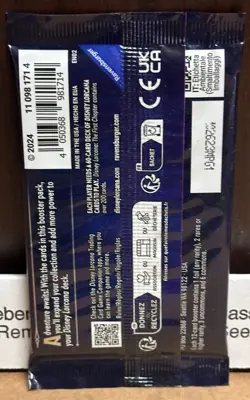 1x Disney Lorcana TCG The First Chapter Sealed Booster Pack - Mickey Mouse - Image 2