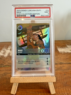 2023 Disney - Lorcana D100 Collector’s Edition - Maui - EN 23/P1 - PSA 9 - Mint - Image 1