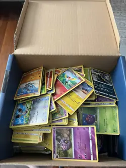 a full box 10lbs Pokemon cards regular and holo 2016-2017 range (bulk lot) - Image 1