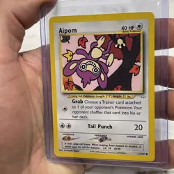 Pokemon Aipom 41/64 Common Pokemon Card NM Near Mint Vintage Nintendo Vtg WOTC - Image 2