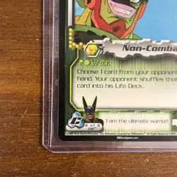 Cell Smiles HOLO FOIL Rare C1 DBZ TCG 2001 Card Dragon Ball Z Score CCG - Image 5