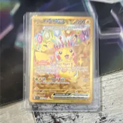 Pokemon Pikachu Ex 247/191 Sv08 Surging Sparks Hyper Rare Holo Full Art Card - Image 1