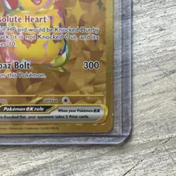 Pokemon Pikachu Ex 247/191 Sv08 Surging Sparks Hyper Rare Holo Full Art Card - Image 5