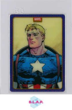 CAPTAIN AMERICA/STEVE ROGERS PANINI L2 MARVEL ANTHOLOGY LENTICULAR CARD 2025 ENG - Image 1