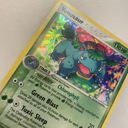 Venusaur 28/100 Crystal Guardians Holo Rare Pokemon Card MP-HP - Image 4