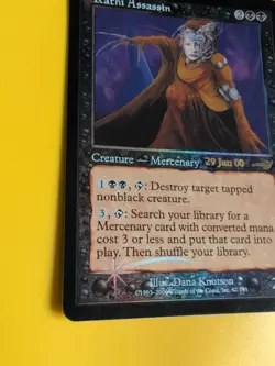 Rathi Assassin x2 Rare Mercenerry MTG 2 Card. OLD VINTAGE FOIL. NEMESIS. - Image 5
