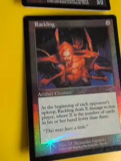 Rackling. Artifact Creature x2 MTG 2 Card. OLD VINTAGE FOIL. NEMESIS. - Image 4