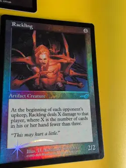 Rackling & Rejuvenation Chamber MTG 2 Card. OLD VINTAGE FOIL. NEMESIS.Artifacts - Image 4