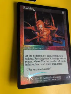 Rackling & Rejuvenation Chamber MTG 2 Card. OLD VINTAGE FOIL. NEMESIS.Artifacts - Image 5