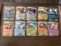 Pokemon TCG Mega Evolution Illustration Double Rare 10 Card Set - Image 1