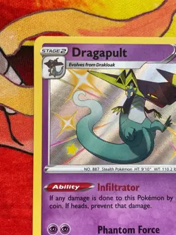 Dragapult SV062/SV122 Shiny Holo Rare - Pokemon Shining Fates: Shiny Vault - Image 2
