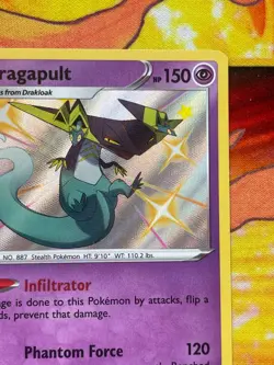 Dragapult SV062/SV122 Shiny Holo Rare - Pokemon Shining Fates: Shiny Vault - Image 3