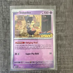 Indeedee - 154 154 Pokemon Promo SV: Scarlet & Violet Promo Cards Card NM - Image 1