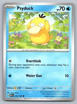 Pokemon TCG SV: Scarlet & Violet 151 Psyduck 054/165 - Image 1