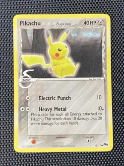 Pikachu 13/17 - Pop Series 5 Non Holo Pokemon Card MP/LP - Image 1