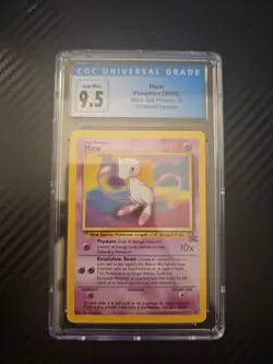 2000 POKEMON LEAGUE BLACK STAR PROMOS #8 MEW CGC 9.5 - Image 1