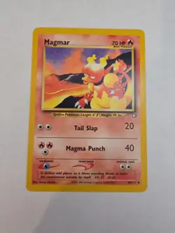 Magmar 40/111 Pokemon TCG Neo Genesis Unlimited LP - Image 1