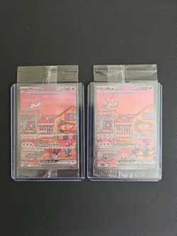 Mew ex SVP 053 Pokemon TCG Scarlet Violet 151 Black Star Promo Full Art SEALEDx2 - Image 1