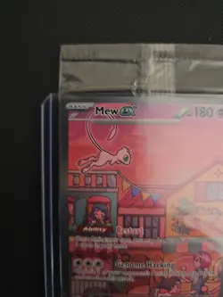 Mew ex SVP 053 Pokemon TCG Scarlet Violet 151 Black Star Promo Full Art SEALEDx2 - Image 4