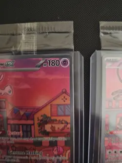 Mew ex SVP 053 Pokemon TCG Scarlet Violet 151 Black Star Promo Full Art SEALEDx2 - Image 5