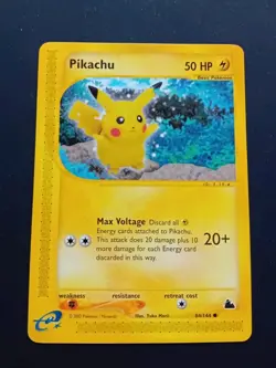 Pikachu 84/144 Skyridge - Non Holo - Pokemon TCG - NM - Vintage - Image 1