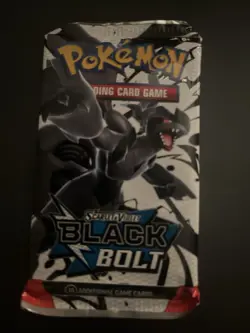 Heavy! 22.77g Pokemon TCG SV 10.5 Black Bolt Booster Pack Sealed! - Image 2