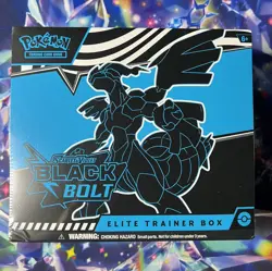 Pokemon TCG: Scarlet & Violet - BLACK BOLT Elite Trainer Box ETB - New & Sealed - Image 1