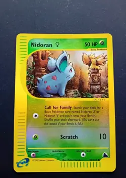 Nidoran 81/144 Holo Reverse Skyridge Pokemon TCG ENG EXC+ - Vintage - Image 1
