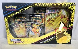CROWN ZENITH PIKACHU VMAX Special Collection Pokemon TCG Factory Sealed 2023 - Image 1